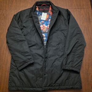 Robert Graham Lightly Padded Car Coat Black RGF24R39 Men's Size L